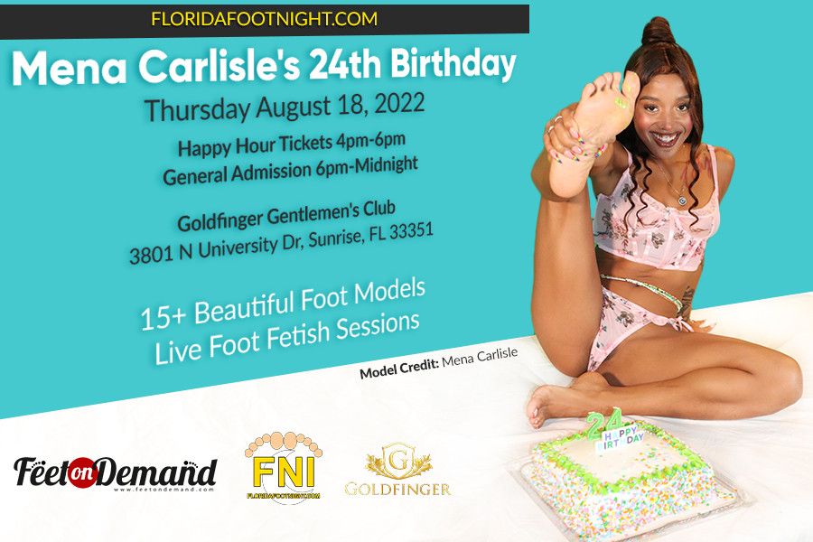Florida Footnight Celebrates Mena Carlisle's 24th Birthday