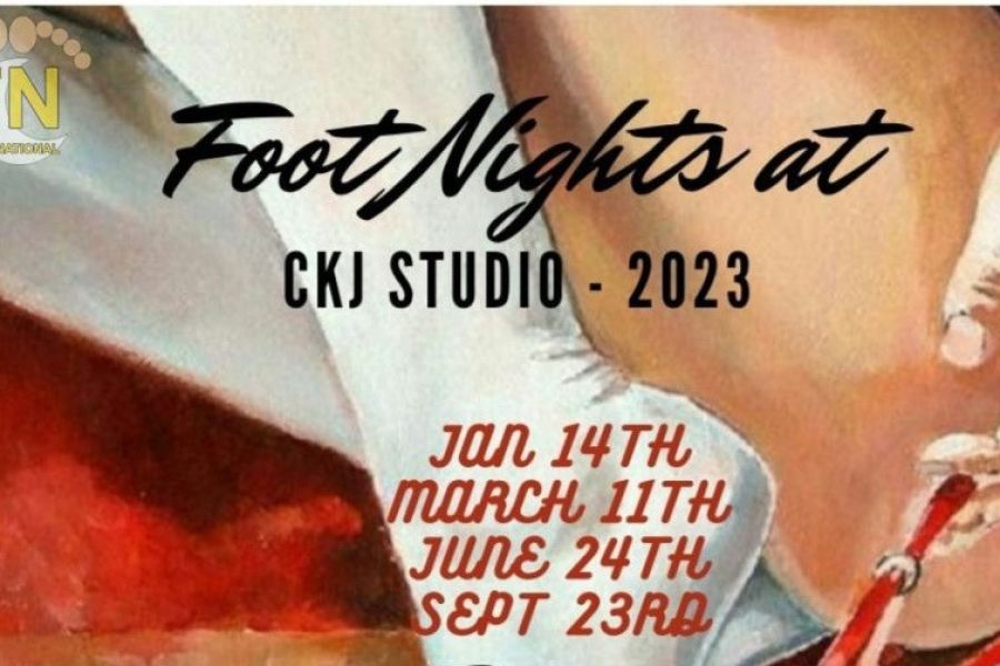 Foot Worship <br>Toe Tantalizing <br>Heel Worship <br>Trampling <br>Scissors <br>Smothering <br>Wrinkly Soles <br>Stinky Socks <br>Stocking and Pantyhose <br>This is the Best Foot Night Event in Florida! <br>THE PLACE to relax and enjoy multiple foot fantasies in one place! 11,000 sq ft! <br>CKJ Studio and La Intima VIP Club Open Areas, Semi-Private areas  <br>Food, Snacks and Cold Drinks/Water Included!!   <br>BYOB for other beverages! <br>*$25.00 Entry- FOOT VIP’s (Verified CLUB MEMBERSHIP) Stay till 2am <br>Standard Event Tix 6pm-10pm <br>*One Time INDIVIDUAL TICKETS $45 (advance purchase) <br>*$75.00 Walk-In DOOR PAY, Day of Event <br>BECOME AN ANNUAL  “FOOT VIP”  MEMBER INCLUDES: <br>4 ANNUAL EXCLUSIVE FOOT PARTY EVENTS ONLY $25.00 PER EVENT <br> <br>FIRST CHOICE OF BOOKING WITH MODELS <br> <br>STAY TILL 2AM <br> <br>FOOD AND Non-Alcohol BEVERAGES  <br> <br>ANNUAL MEMBERSHIP TO Jacksonville Lifestyle at CKJ 