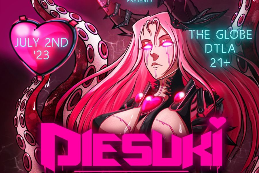  DIESUKI is now confirmed for Sunday, July the 2nd at the Globe Theatre in Los Angeles. We are hosting the top dubstep DJ's including Virtual Riot headlining, as well as Hi I'm Ghost, Tokyo Machine and Ghost Data being on the bill. This is incredible line up and for ONE NIGHT ONLY.  <br> <br>DIESUKI - The Brand New Genuine Anime Experience Event by Faustian Society and Nachturnal L.A. <br> <br>DIESUKI is an interactive cosplay/anime driven rave event with a dark twist. We want to create not just a show but an experience. The event will feature authethic Anime artwork installations/visiuals, themed photo areas for cosplay photos, alchoholic boba bar, live shibari performance. For VIP ticket holders only they will have access to the Succubus Dungeon complete with Cosplay areas and BDSM equipment to create the firs REAL kink Anime event.  <br> <br>GA TICKETS:  <br> <br>Doors open at 9:30 PM <br>Access to DIESUKI <br>Full access to the Main Floor/Mezzanine/DJ's/ Boba Station/Photo Area/NO ACCESS TO THE DUNGEON <br>Must be 21+ to attend <br>All Sales are final <br>Please arrive early and help reduce wait time <br> <br>VIP TICKETS:  <br> <br>Doors open at 8:30 PM <br>Access to DIESUKI <br>Full access to the Main Floor/Mezzanine/DJ's/ Boba Station/Photo Area/ACCESS TO THE DUNGEON <br>Must be 21+ to attend <br>All Sales are final <br>Please arrive early and help reduce wait time 